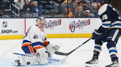 Semyon Varlamov gets 39th career shutout as Islanders beat Blue Jackets 2-0